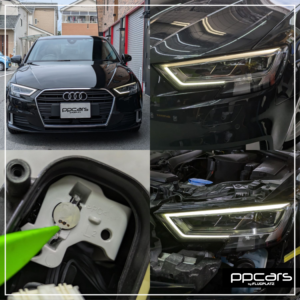 Audi A3(8V) Sportback x 至高のヘッドライトリペア,DRL修理 (フォトギャラリー)□