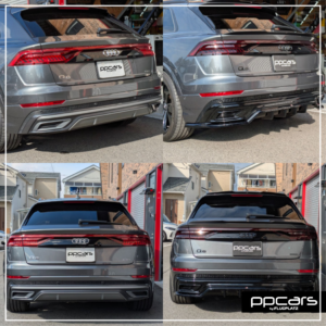 Audi Q8(4M/F1) x Maxton-Design リアディフューザー,リアスポイラー,ブラックアウト (フォトギャラリー)